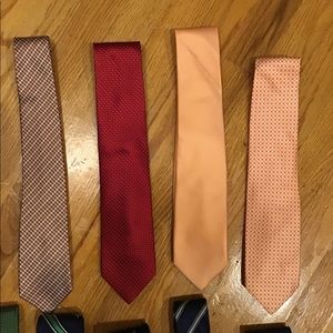 LOT of 4 Men’s suit Ties silk